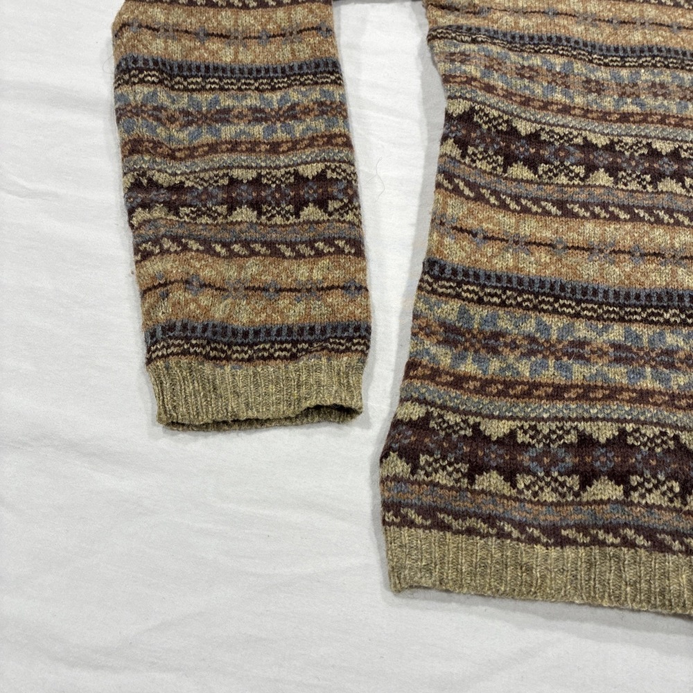Vintage Lauren Ralph Lauren Western Country Nordic Knit Sweater Small 100% Wool - Picture 2 of 13